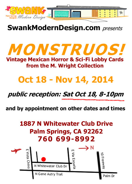 Monstruos! Vintage Mexican Horror & Sci-Fi Lobby Cards from the M. Wright Collection, Oct 18 - Nov 14, 2014