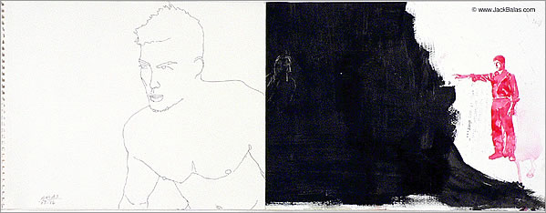 Untitled (Red Pointer) (c) 2009 Jack Balas